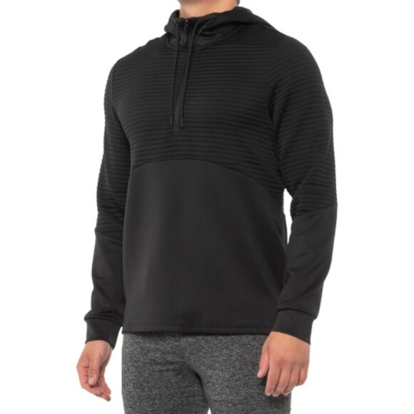 NEW APANA Ottoman Knit Quarter Zip Hooded Top - Picture 1 of 6